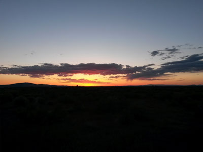 Desert sunset