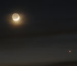 Conjunction of the Moon and Mercury