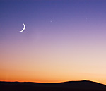 Moon-Venus-Jupiter conjunction
